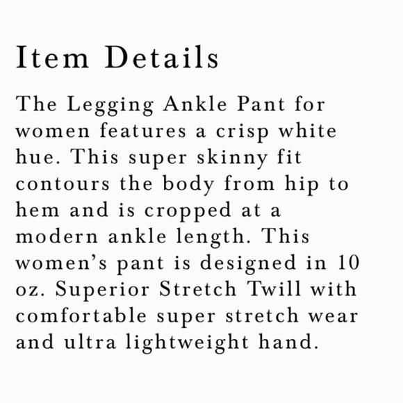 🎉AG Adriano Goldschmied Skinny Legging White Sz. 24 - Picture 7 of 7